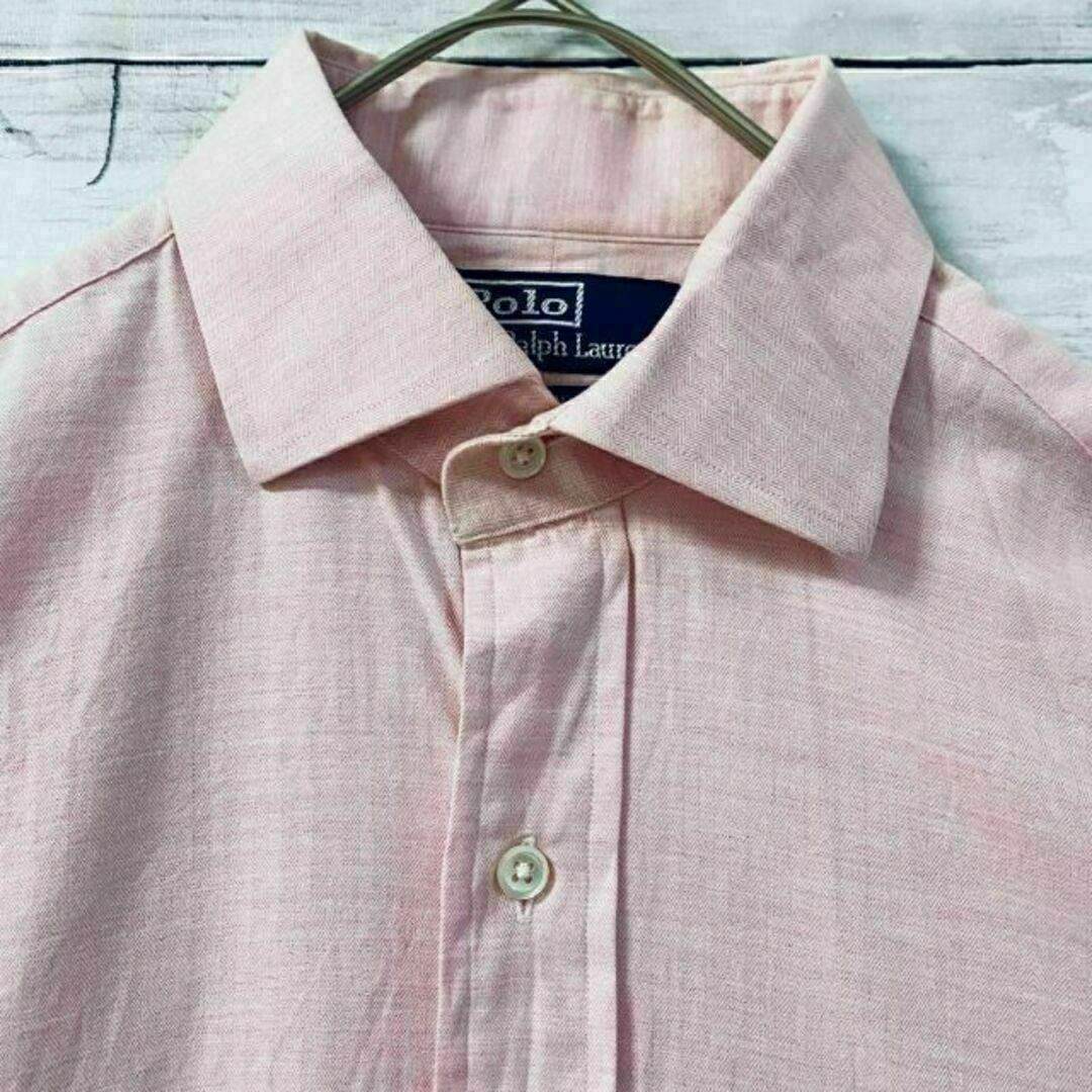 POLO RALPH LAUREN(ポロラルフローレン)のp56 春夏US古着 ポロラルフローレン CLASSIC FIT BD長袖シャツ メンズのトップス(シャツ)の商品写真