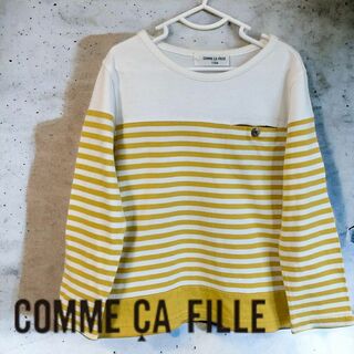 COMME CA FILLE/ボーダー/Tシャツ/長袖/110cm(Tシャツ/カットソー)