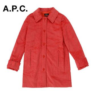 アーペーセー(A.P.C)のA.P.C アーペーセー Manteau Manon COCRZ F01368 EAE レディース ロングコート レッド -(その他)