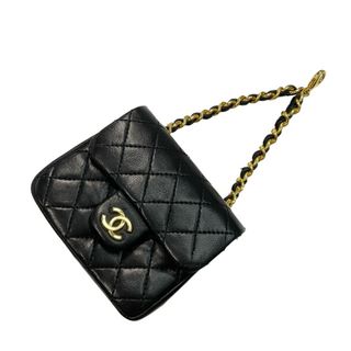 シャネル(CHANEL)のシャネル CHANEL チャーム バッグチャーム ミニミニマトラッセ ココマーク ブラック(チャーム)