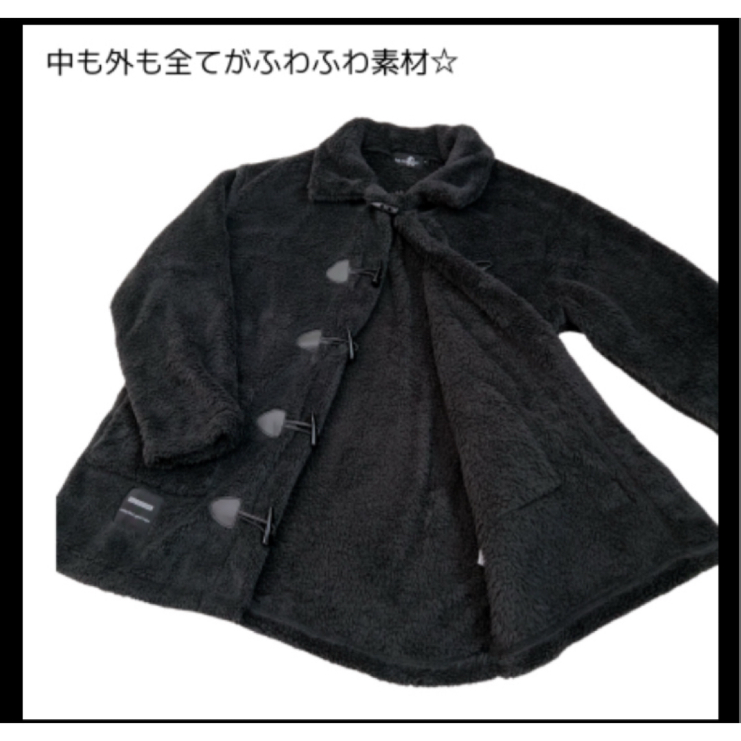 NieR Clothing(ニーアクロージング)のNieR　ダッフルコート　ふわもこ レディースのジャケット/アウター(ダッフルコート)の商品写真