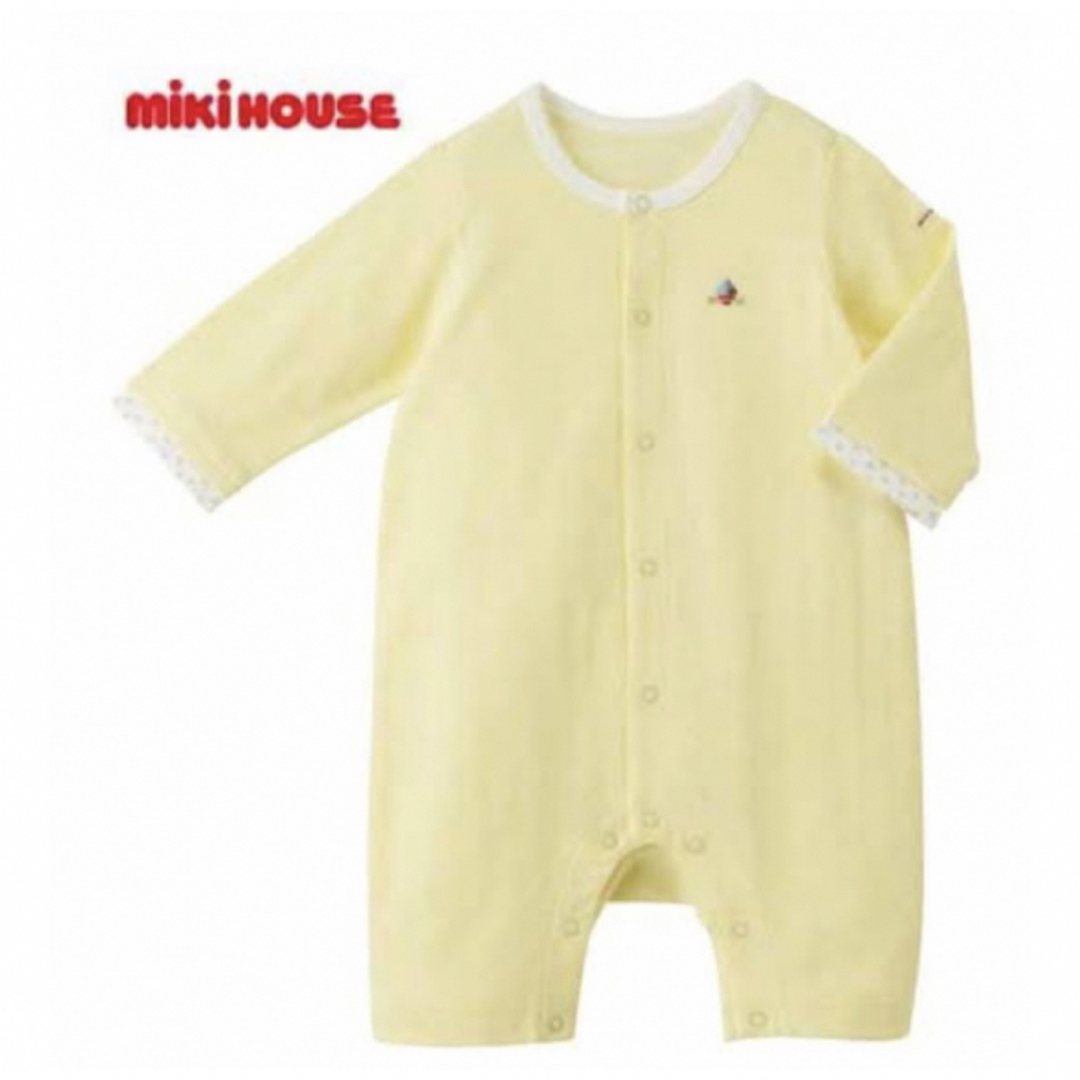 mikihouse(ミキハウス)のひろくん様専用　新品ミキハウス　ロンパース　80 キッズ/ベビー/マタニティのベビー服(~85cm)(ロンパース)の商品写真