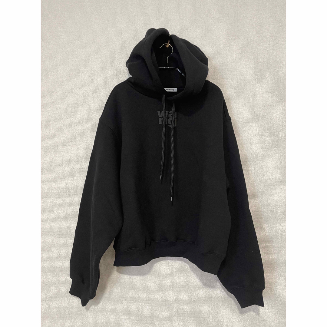□ t by Alexander Wang コットン テリー ロゴフーディ □ □ t by Alexander Wang コットン テリー ロゴフーディ □