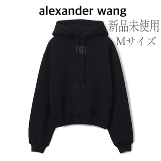 アレキサンダーワン(Alexander Wang)の■ Alexander Wang コットン テリー ロゴフーディ ■(パーカー)
