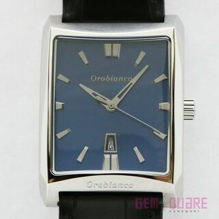 オロビアンコ(Orobianco)のオロビアンコ パンダ クォーツ 腕時計 男 ブルー SS 未使用品 OR001-5(腕時計(アナログ))