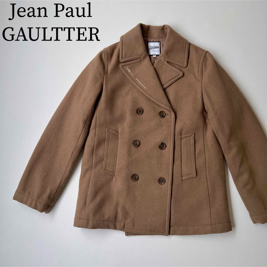 Jean-Paul GAULTIER(ジャンポールゴルチエ)の美品　Jean Paul GAULTTER ジャンポールゴルチエ　ウールコート レディースのジャケット/アウター(ロングコート)の商品写真