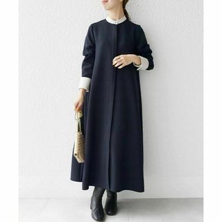 シップスフォーウィメン(SHIPS for women)の完売 SHIPS any: 洗濯機可能 ダブルクロス Aライン シャツワンピース(ロングワンピース/マキシワンピース)