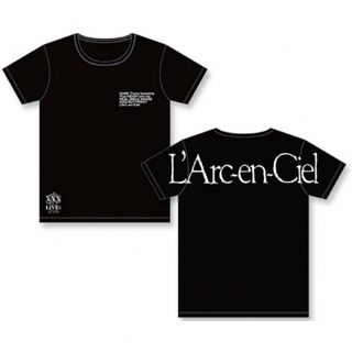 ラルク【L'Arcard限定】BIG 旧ロゴTシャツ(size Free)黒(ミュージシャン)