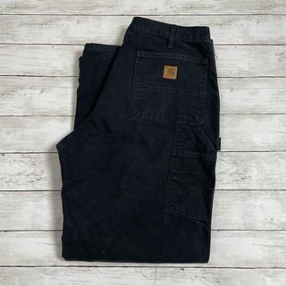 カーハート(carhartt)のカーハート　CARHARTT　ブラックダックワークパンツ　Ｗ36Ｌ32メンズ古着(ワークパンツ/カーゴパンツ)