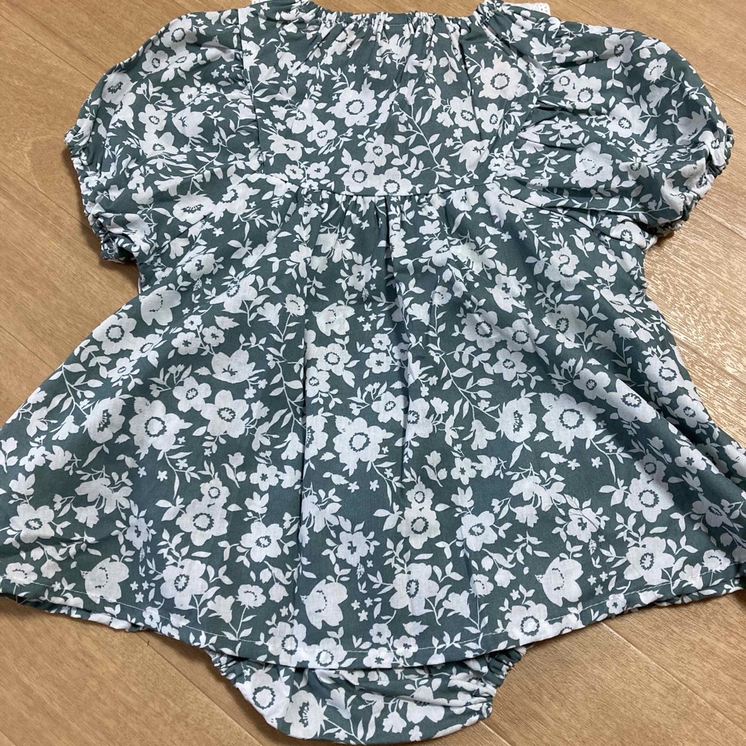 しまむら(シマムラ)のしまむら juo 80size＊女の子　子供服　新品未使用 キッズ/ベビー/マタニティのベビー服(~85cm)(ロンパース)の商品写真