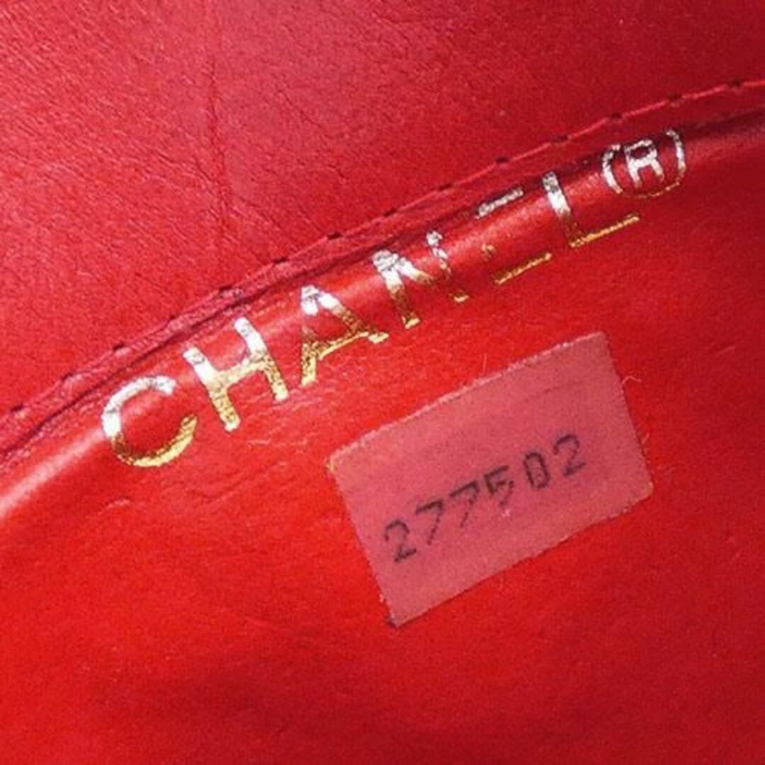 CHANEL(シャネル)のシャネル バッグ CHANEL ラムスキン マトラッセ CC ココマーク ウエストポーチ レッド レディース T-YJC06141 レディースのバッグ(ボディバッグ/ウエストポーチ)の商品写真