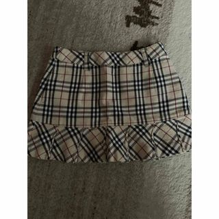 バーバリー(BURBERRY)のバーバリー BURBERRY  プリーツスカート チェック  100(スカート)