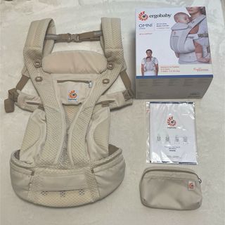 エルゴベビー(Ergobaby)のエルゴ 抱っこ紐 オムニブリーズ ナチュラルベージュ(抱っこひも/おんぶひも)