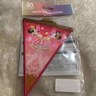 ディズニー(Disney)のディズニー　ドリームガーランド　40周年　ピンク(キャラクターグッズ)