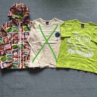 トイストーリー(トイ・ストーリー)の【専用です💚】ベビードール トイストーリー 上着Tシャツセット 140(Tシャツ/カットソー)