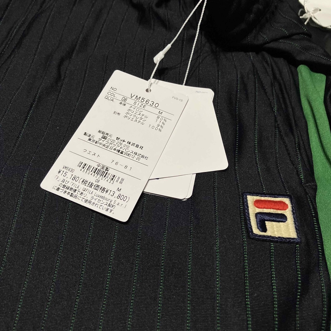 FILA(フィラ)のFILA フィラ テニスウェア ストレッチロングパンツVM5630黒メンズM新品 スポーツ/アウトドアのテニス(ウェア)の商品写真