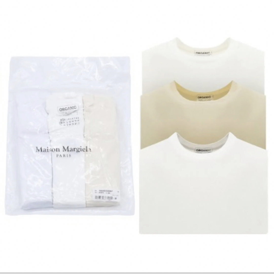 Maison Martin Margiela(マルタンマルジェラ)の■ Maison Margiela オーガニック ジャージーTシャツ3枚セット■ メンズのトップス(Tシャツ/カットソー(半袖/袖なし))の商品写真