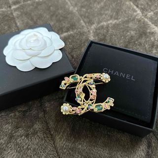 シャネル(CHANEL)のCHANEL ビジューブローチ(ブローチ/コサージュ)