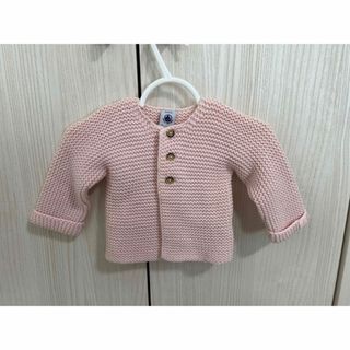 プチバトー(PETIT BATEAU)のプチバトー　カーディガン　6m 67cm(カーディガン/ボレロ)