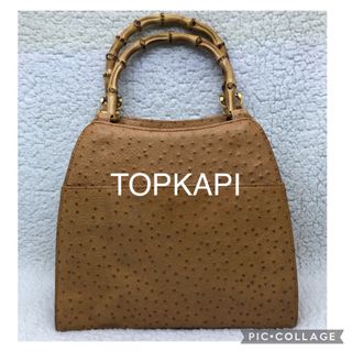 トプカピ(TOPKAPI)のTOPKAPIトプカピ　バンブーレザーハンドバッグ(ハンドバッグ)