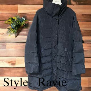 style ravie ダウンジャケット ロングコート ボア切り替え(その他)