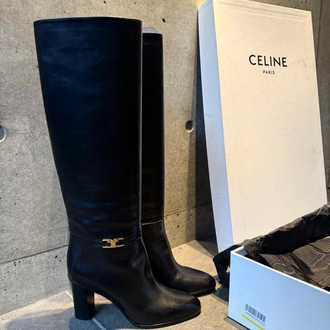 celine(セリーヌ)のCELINE エディスリマン　ロングブーツ レディースの靴/シューズ(ブーツ)の商品写真