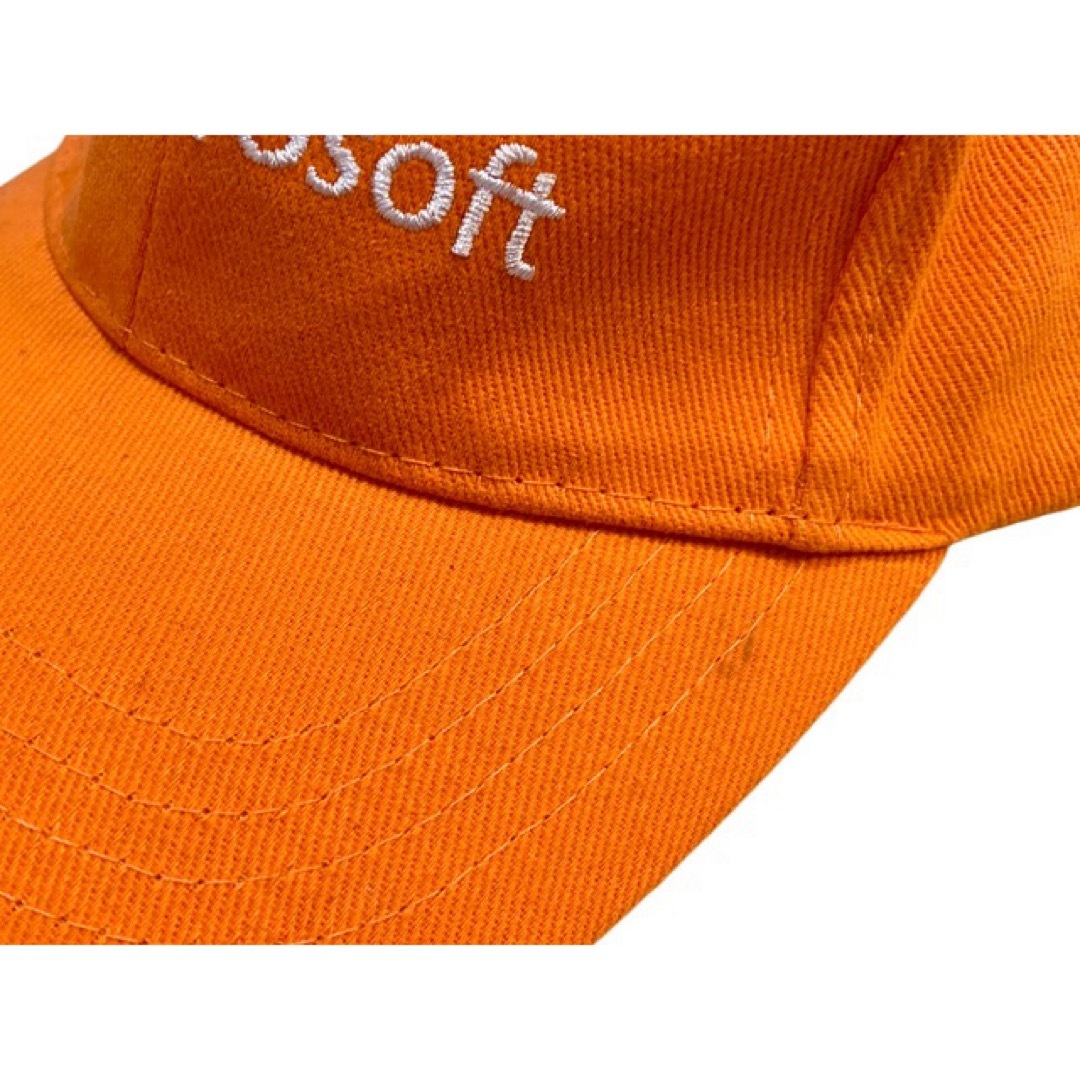 Microsoft(マイクロソフト)のY2K ビンテージ Microsoft マイクロソフト 企業ロゴ刺繍 キャップ メンズの帽子(キャップ)の商品写真