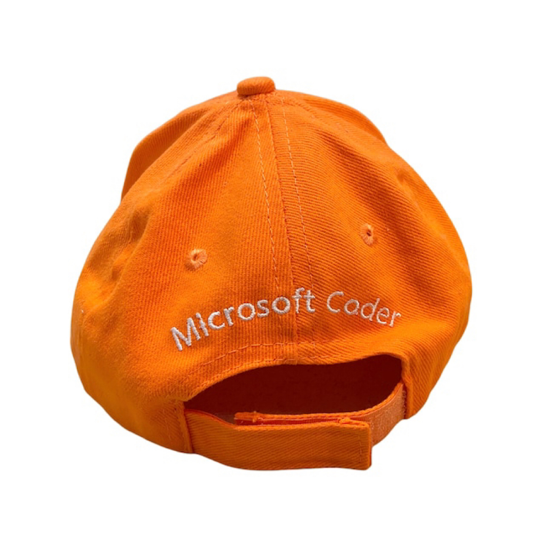 Microsoft(マイクロソフト)のY2K ビンテージ Microsoft マイクロソフト 企業ロゴ刺繍 キャップ メンズの帽子(キャップ)の商品写真