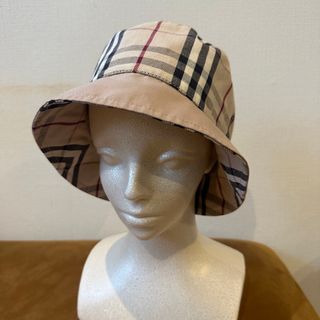 バーバリー(BURBERRY)のバーバリーBurberry リバーシブルハットチェック(ハット)