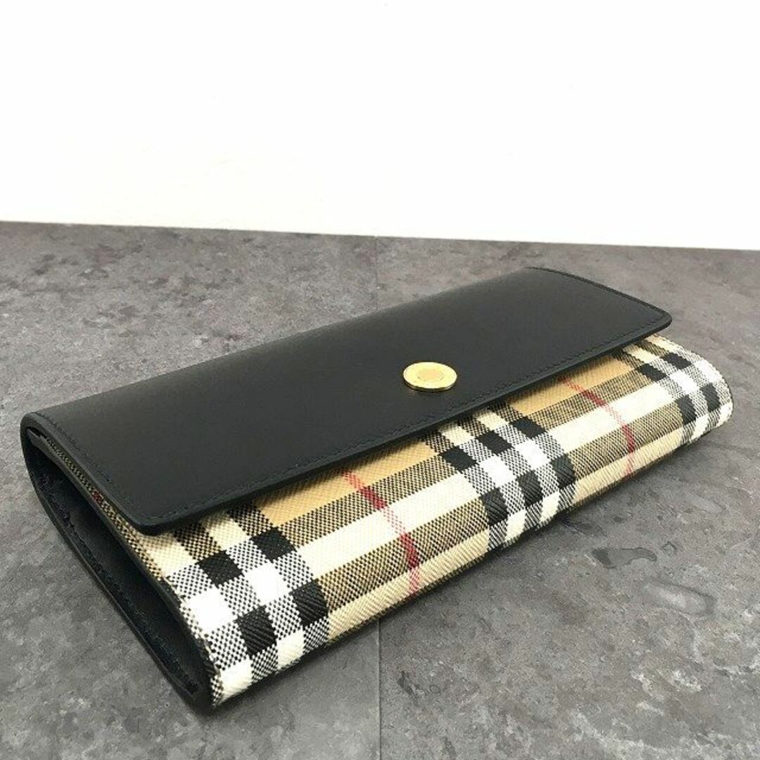 BURBERRY(バーバリー)の未使用品 BURBERRY 長財布 ブラック チェック 508 レディースのファッション小物(財布)の商品写真