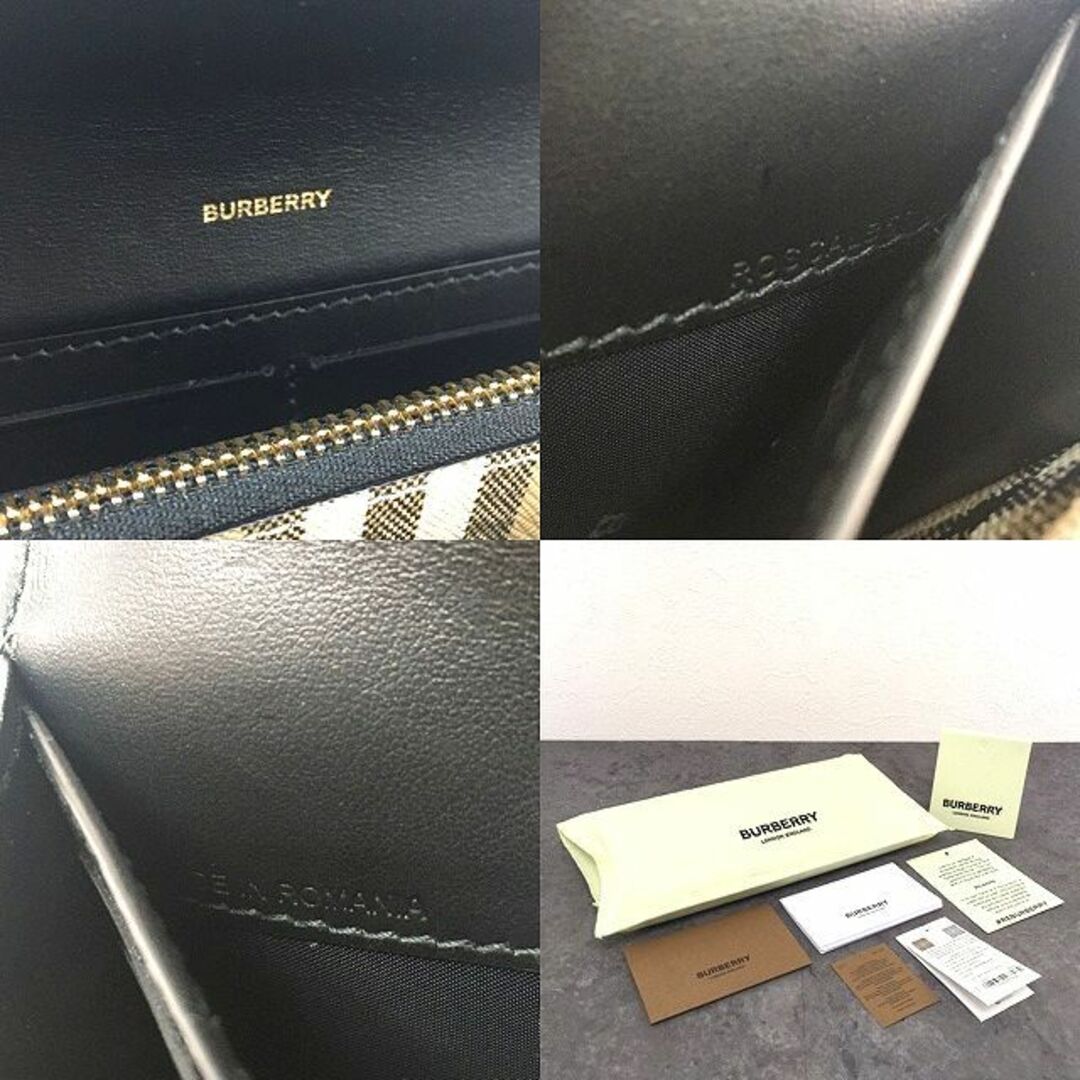 BURBERRY(バーバリー)の未使用品 BURBERRY 長財布 ブラック チェック 508 レディースのファッション小物(財布)の商品写真