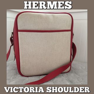 エルメス(Hermes)の★HERMES★エルメス/ヴィクトリアショルダー/ショルダーバッグ/ピコタン/赤(ショルダーバッグ)