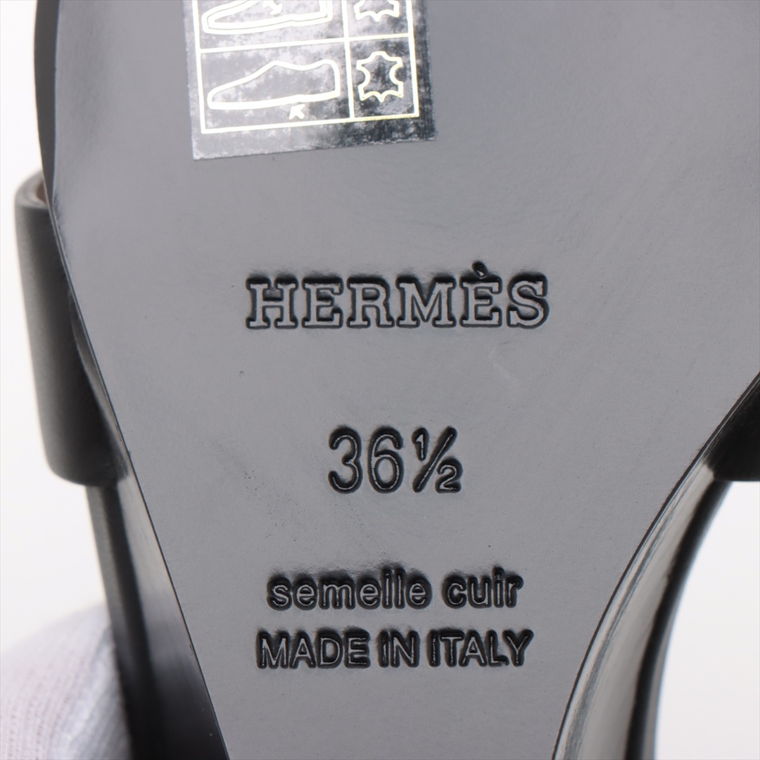 Hermes(エルメス)のエルメス レジェンド レザー 36 1/2 ブラック レディース その他靴 レディースの靴/シューズ(その他)の商品写真