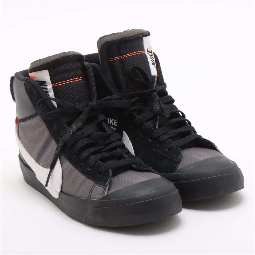 ナイキ×オフホワイト  レザー×ファブリック 25.5cm ブラック×グレ メンズの靴/シューズ(スニーカー)の商品写真