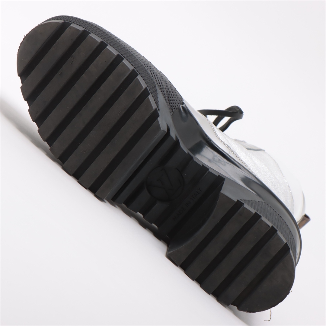 LOUIS VUITTON(ルイヴィトン)のヴィトン ローリエートライン レザー×パテント 36 シルバー レディース レディースの靴/シューズ(ブーツ)の商品写真
