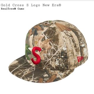 シュプリーム(Supreme)のSupreme Gold Cross S Logo New Era(キャップ)