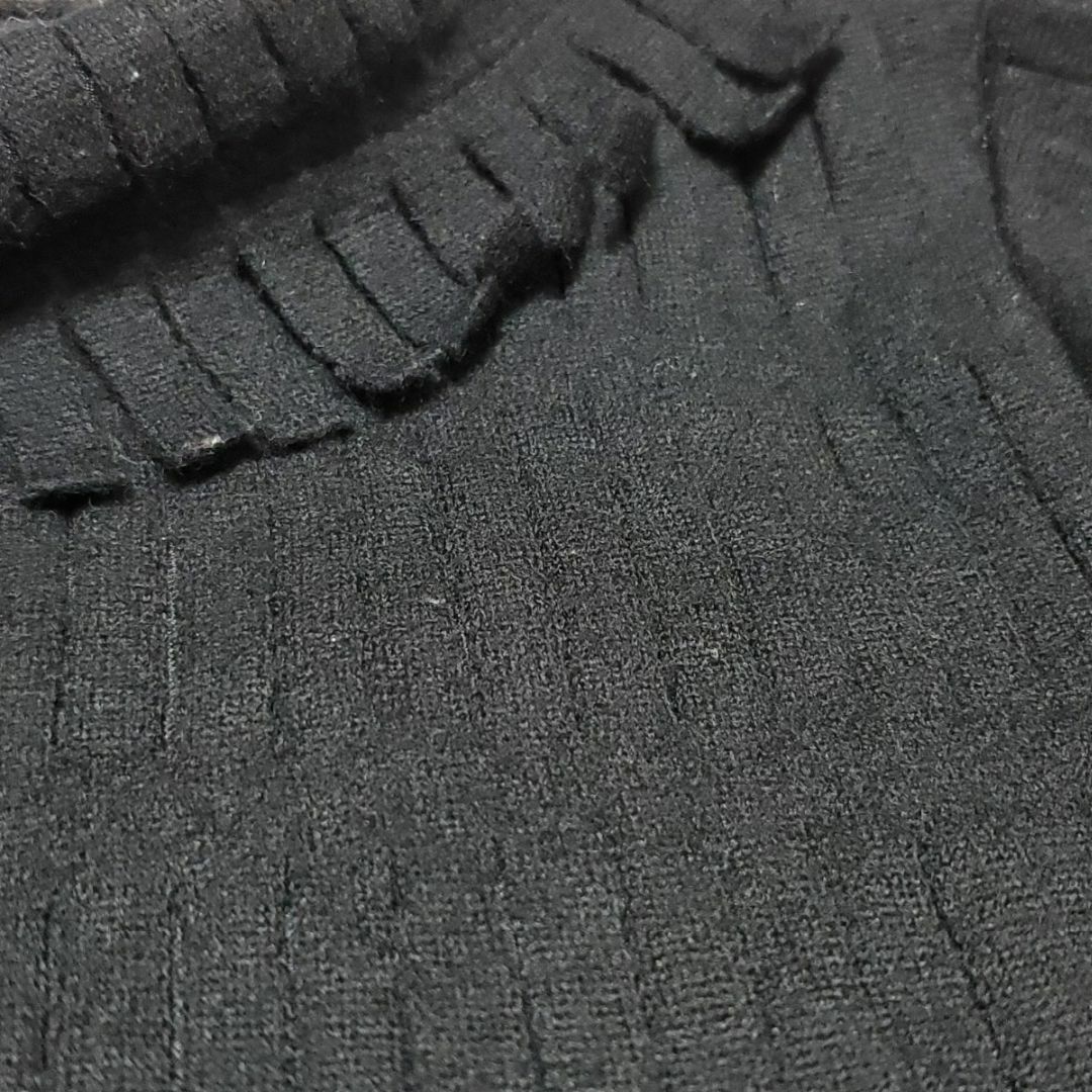 Sybilla(シビラ)のSybilla シビラ モックネックセーター ブラック 毛100％ 裏地あり サ レディースのトップス(ニット/セーター)の商品写真