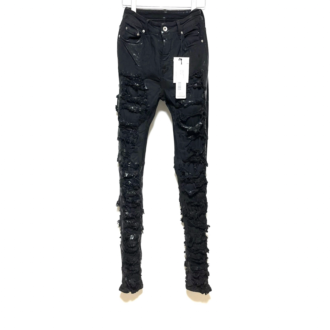 DRKSHDW - 新品 RICK OWENS DRKSHDW デストロイ加工スキニー DRKSHDW - 新品 RICK OWENS DRKSHDW デストロイ加工スキニー