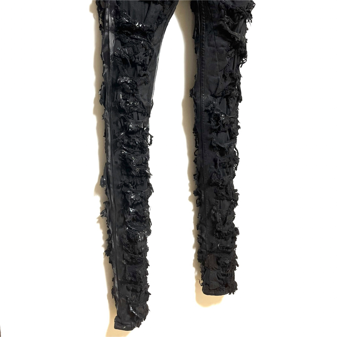 DRKSHDW - 新品 RICK OWENS DRKSHDW デストロイ加工スキニー DRKSHDW - 新品 RICK OWENS DRKSHDW デストロイ加工スキニー