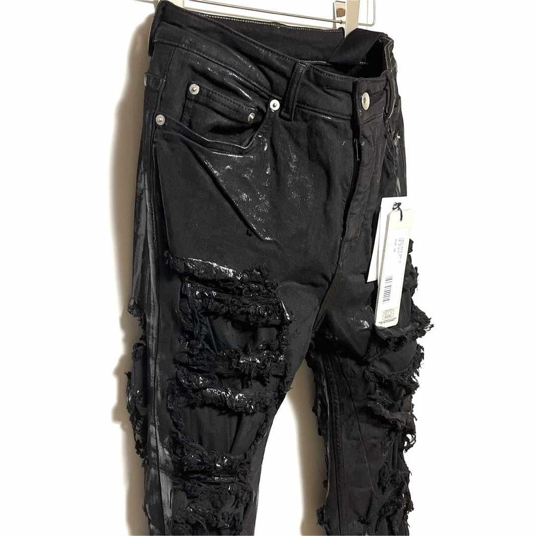 DRKSHDW - 新品 RICK OWENS DRKSHDW デストロイ加工スキニー DRKSHDW - 新品 RICK OWENS DRKSHDW デストロイ加工スキニー