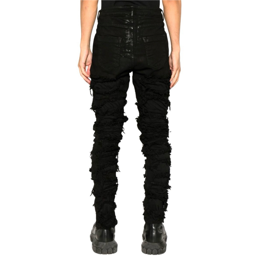 DRKSHDW - 新品 RICK OWENS DRKSHDW デストロイ加工スキニー DRKSHDW - 新品 RICK OWENS DRKSHDW デストロイ加工スキニー