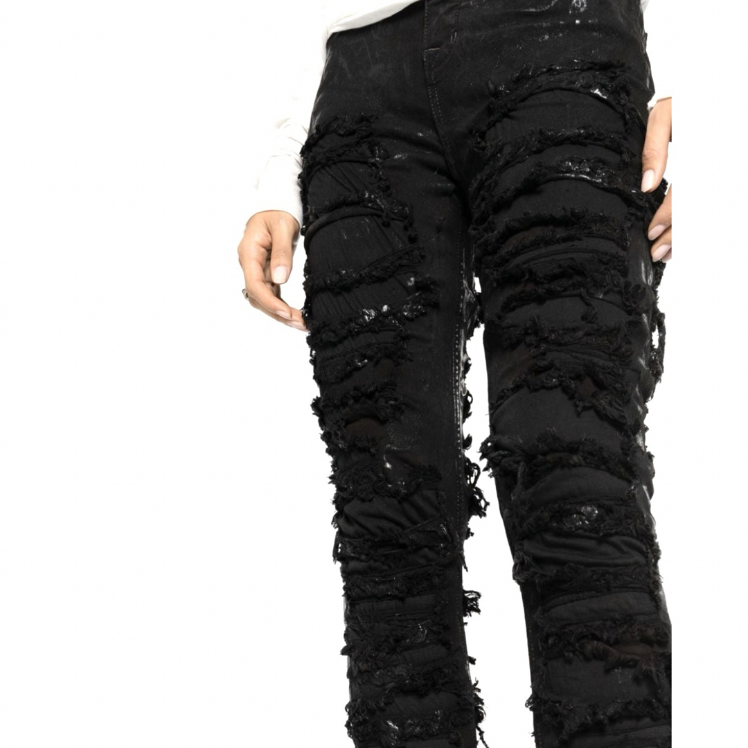 DRKSHDW - 新品 RICK OWENS DRKSHDW デストロイ加工スキニー DRKSHDW - 新品 RICK OWENS DRKSHDW デストロイ加工スキニー