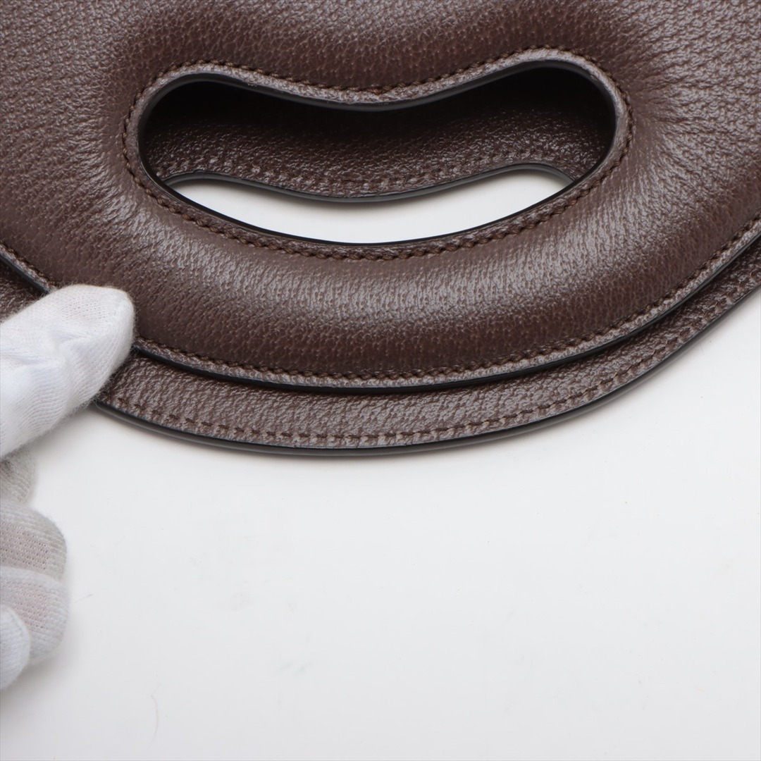Gucci(グッチ)のグッチ  PVC×レザー  ブラウン レディース トートバッグ レディースのバッグ(トートバッグ)の商品写真