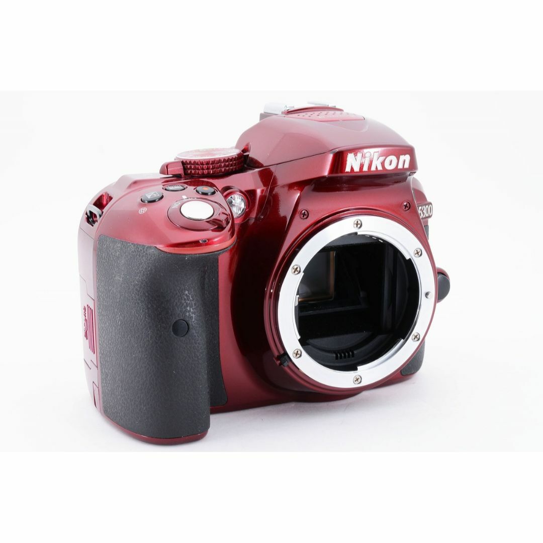 Nikon(ニコン)の14229 現状特価 Nikon D5300 ボディ 赤 難有品 ニコン 一眼 スマホ/家電/カメラのカメラ(デジタル一眼)の商品写真