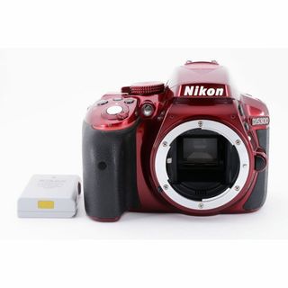 ニコン(Nikon)の14229 現状特価 Nikon D5300 ボディ 赤 難有品 ニコン 一眼(デジタル一眼)