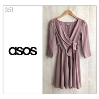 エイソス(asos)の351◆美品◆ASOS◇エイソス◆日本未上陸◆ワンピース◆(ひざ丈ワンピース)