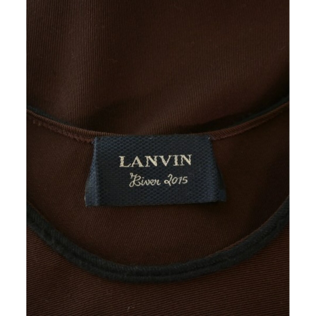 LANVIN(ランバン)のLANVIN ランバン ワンピース 34(XXS位) エンジ系 【古着】【中古】 レディースのワンピース(ひざ丈ワンピース)の商品写真