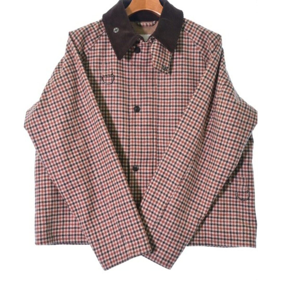 Barbour(バーブァー)のBarbour ブルゾン（その他） M アイボリーxオレンジx茶(チェック) 【古着】【中古】 メンズのジャケット/アウター(その他)の商品写真