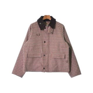 バーブァー(Barbour)のBarbour ブルゾン（その他） M アイボリーxオレンジx茶(チェック) 【古着】【中古】(その他)