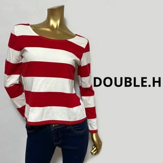 ダブルビー(DOUBLE.B)の【3377】DOUBLE.H ボーダー トップス F(カットソー(長袖/七分))